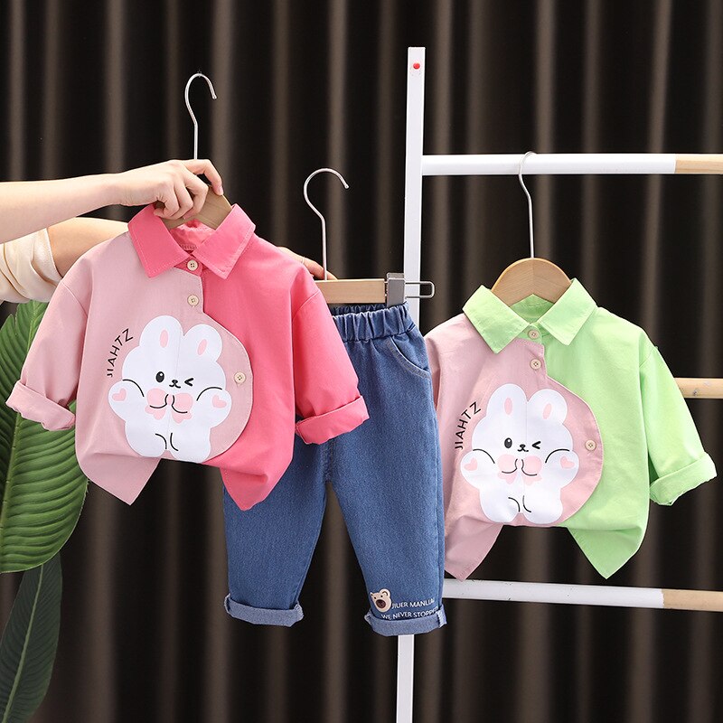 Children's Bunny Shirt Set