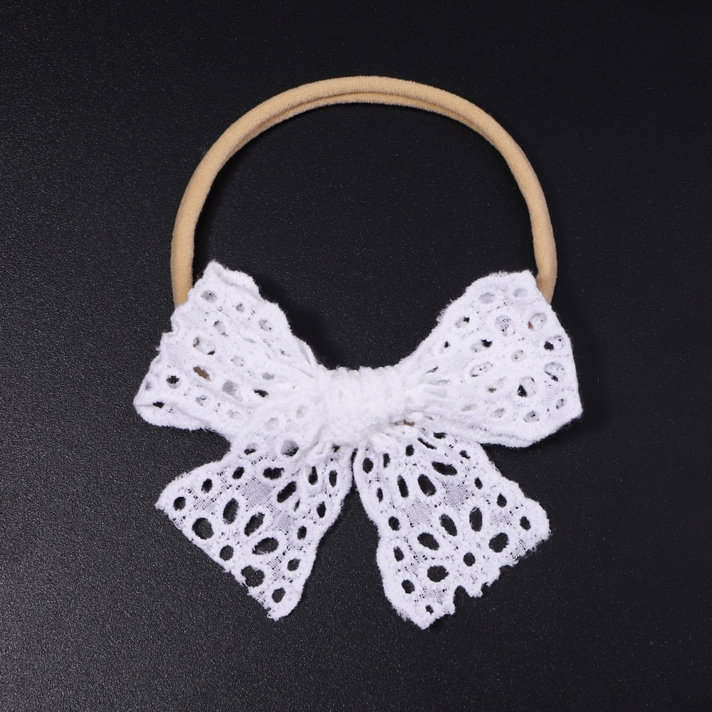 1 Pcs Lace Kids Bows Headbands