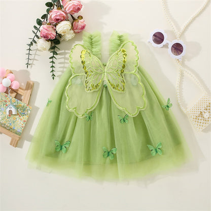 Tulle Dress With Butterflies