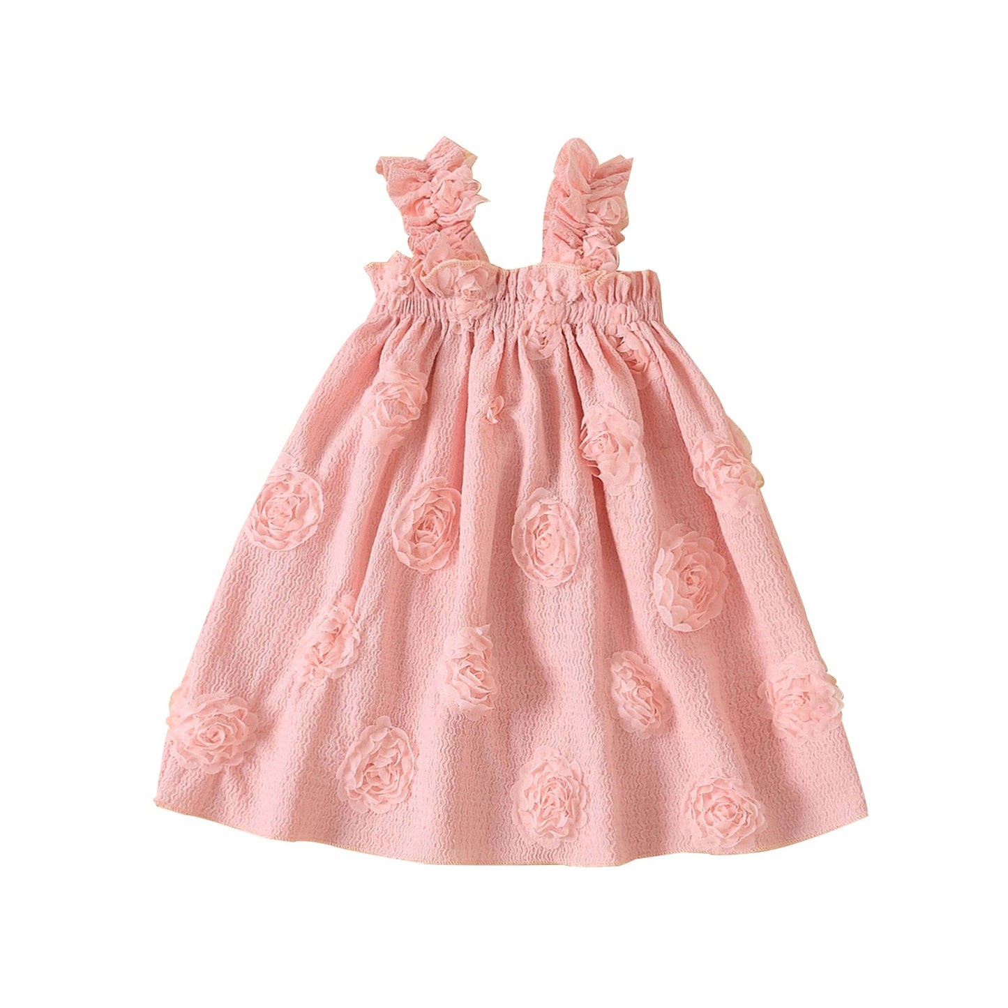 Flower Pleated Dress