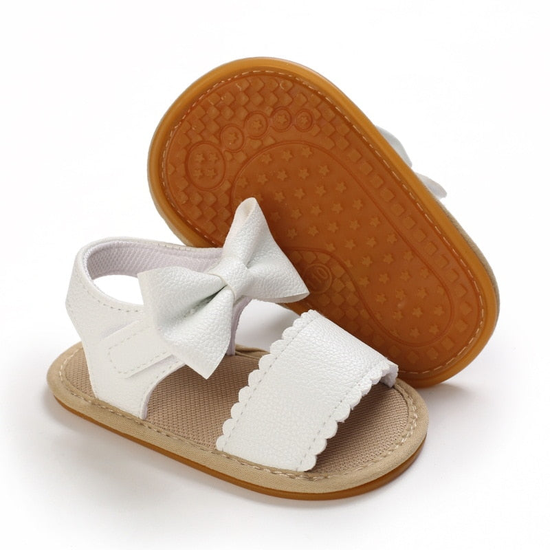 Bow and Velcro Sandal