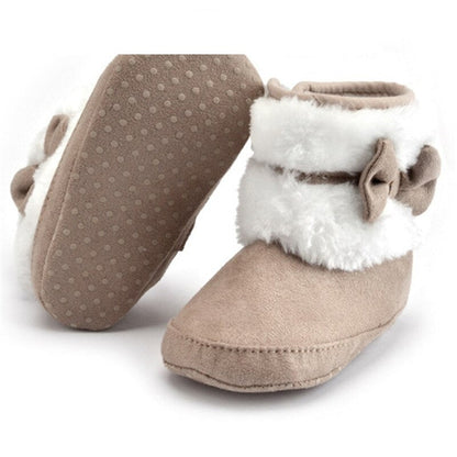 Bow and Fur Boot