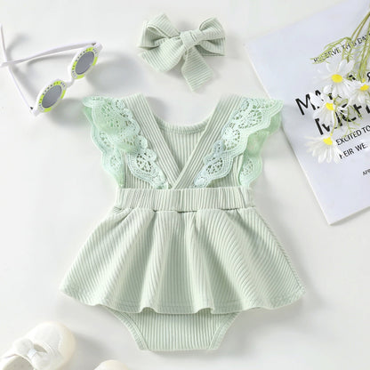 Candy Colors Romper + Headband Set