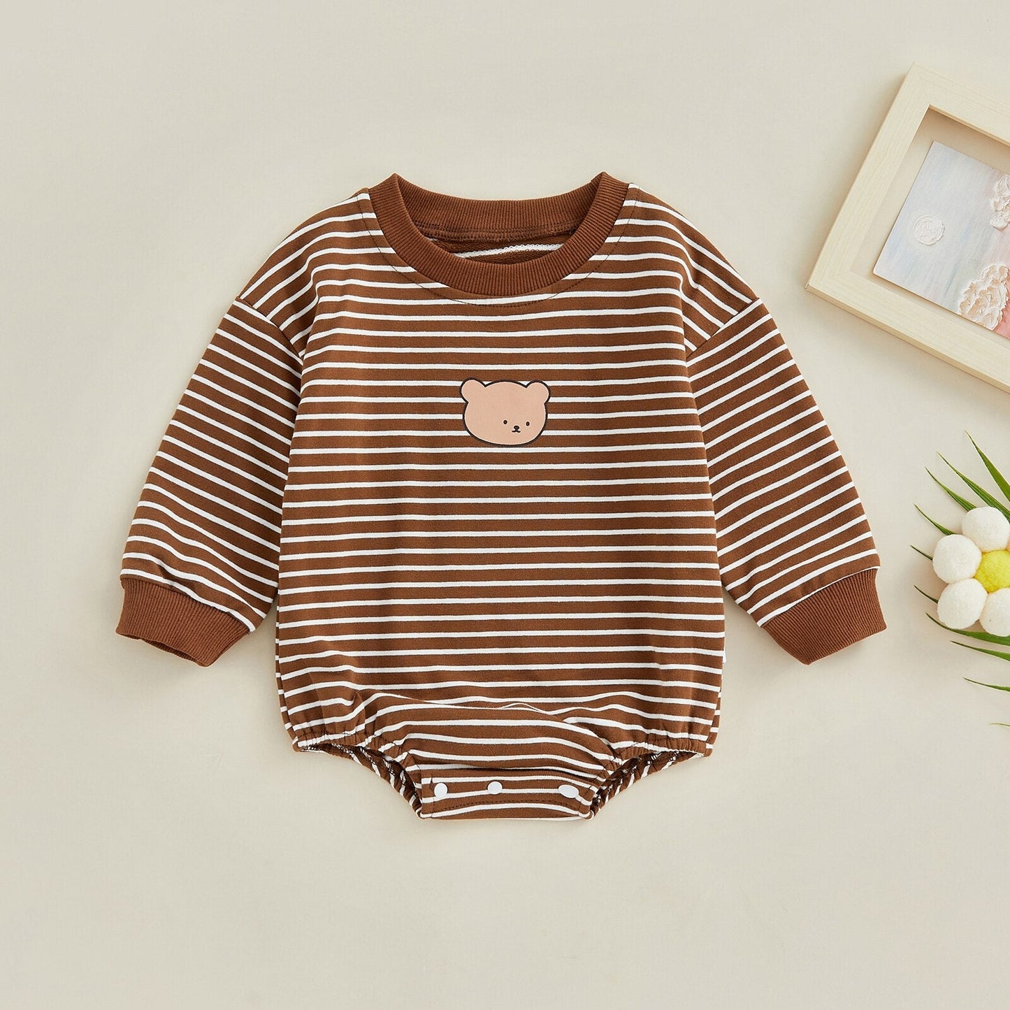 Baby Bodysuit Teddy Bear