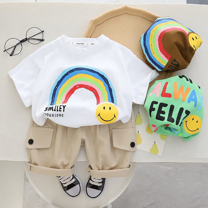 Children's rainbow summer set