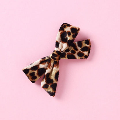 Animal Print Bow