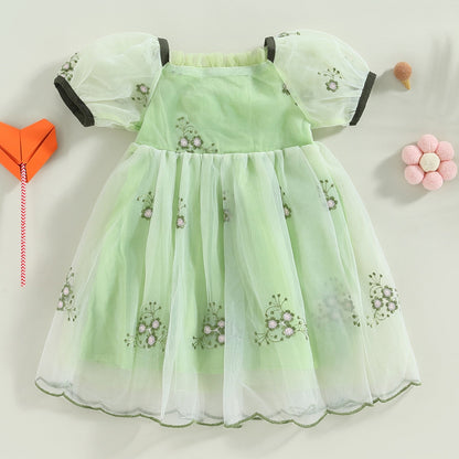 Butterfly Flower Mesh Dress