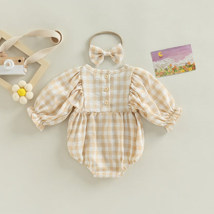 Children's Bodysuit Chess +  Headband