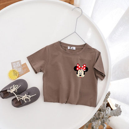 Cartoon Minnie Short Sleeve T-Shirt