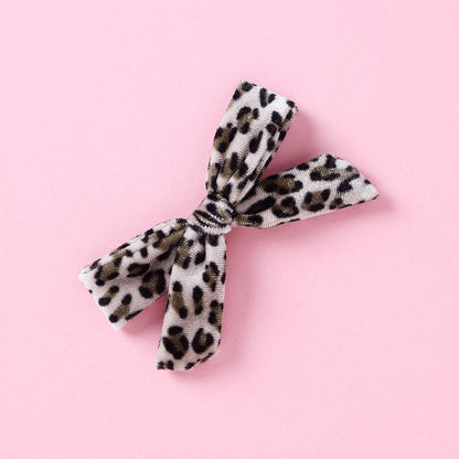 Animal Print Bow