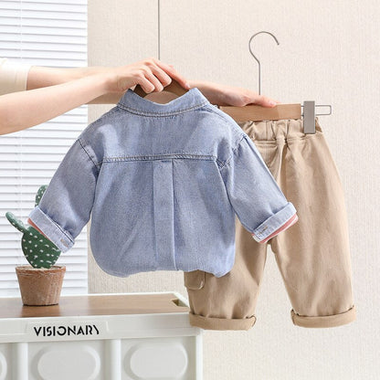 Children's 3 Piece Set with Jeans Jacket