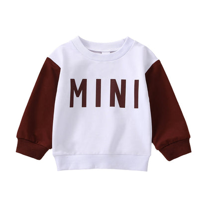 Brown and White Children's Sweatshirt