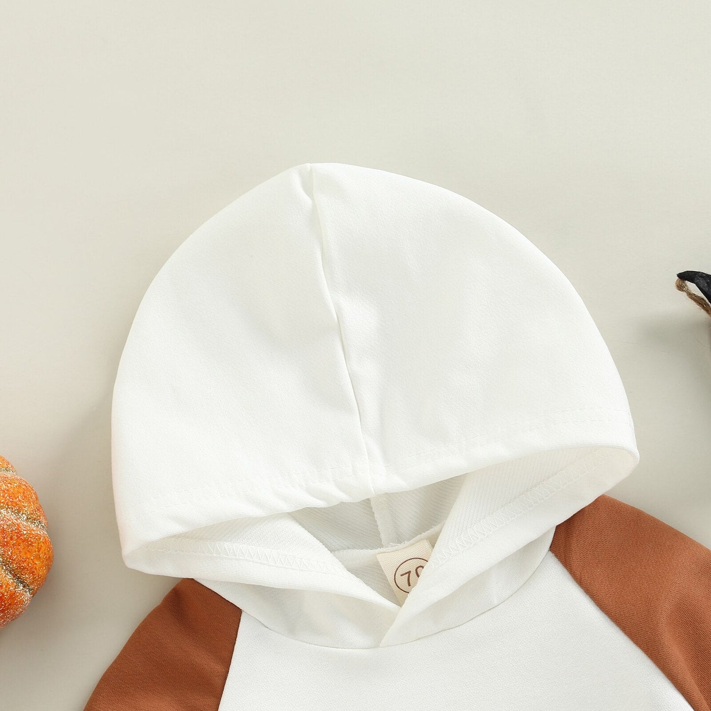 Children's Bodysuit Pumpkin Hood