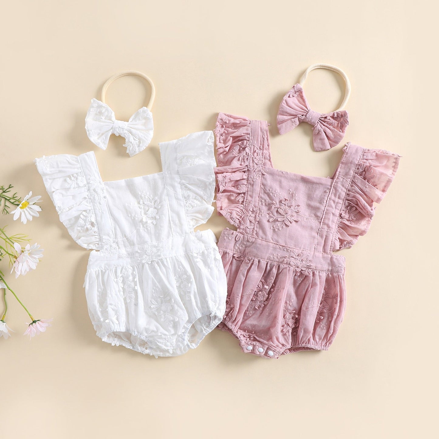 Children's Bodysuit Floral + Sash