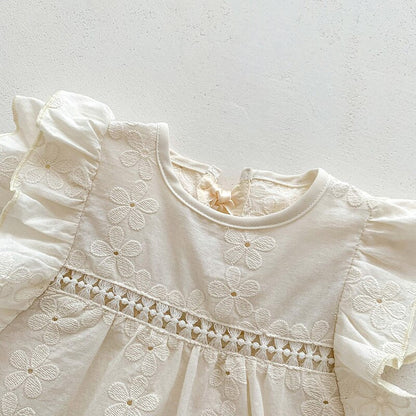 Princess dresses with flying sleeves, cotton