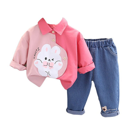 Children's Bunny Shirt Set