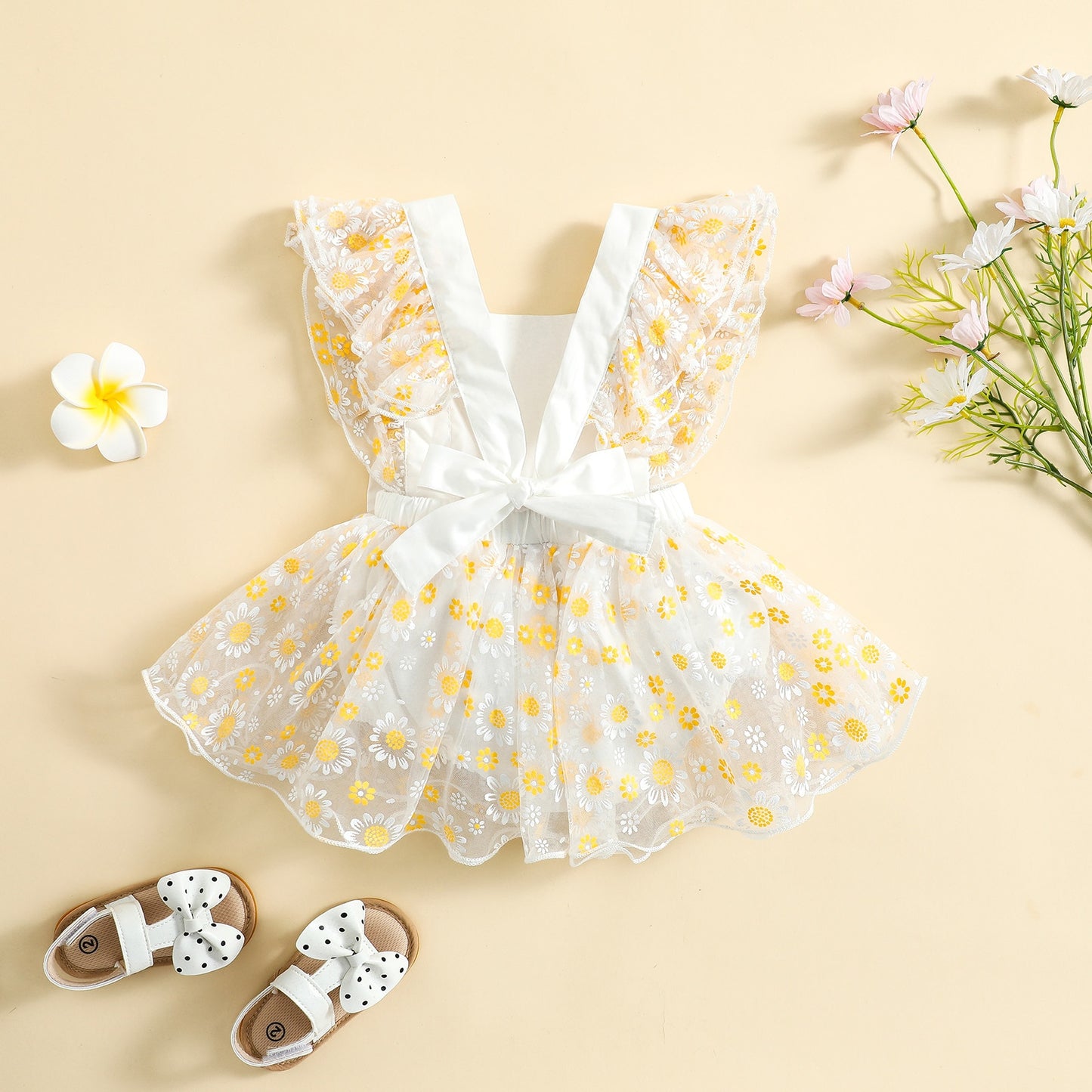 Delicate Baby dress with lace