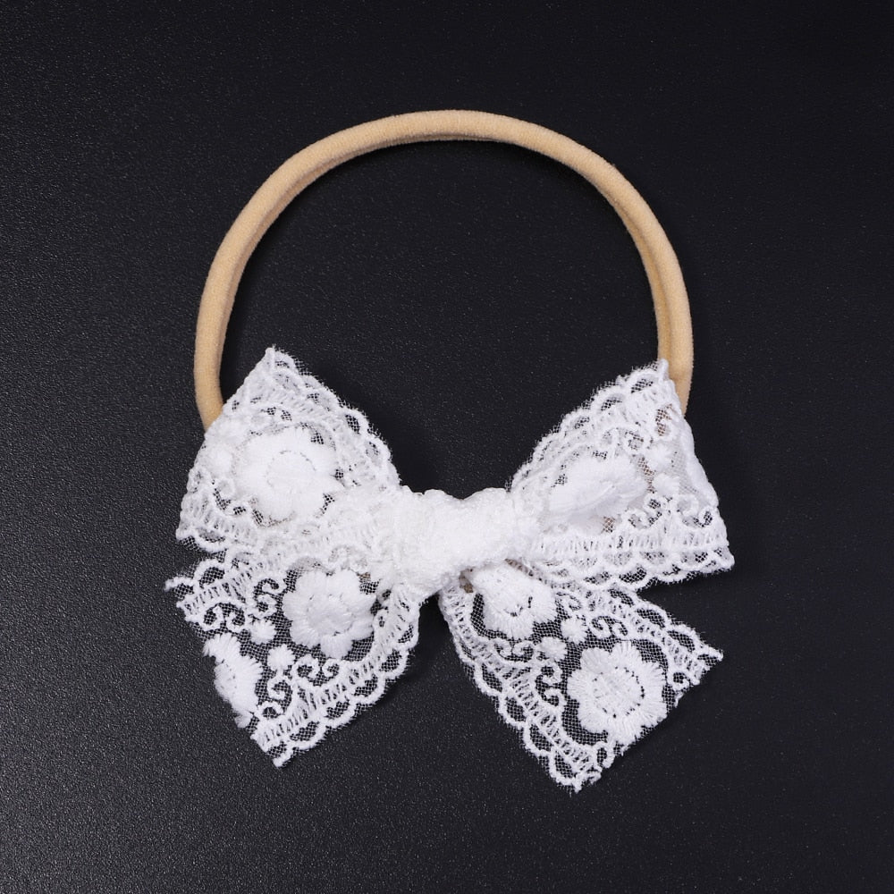 1 Pcs Lace Kids Bows Headbands