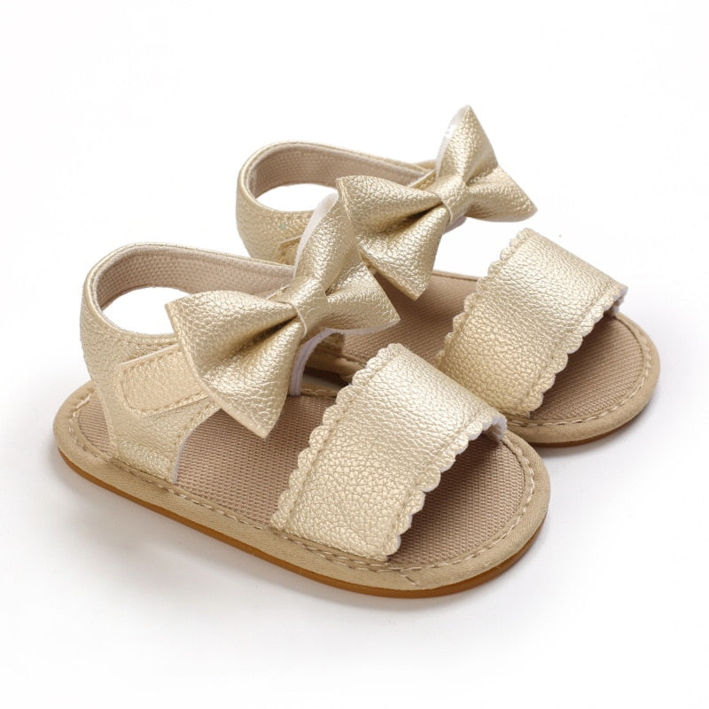 Bow and Velcro Sandal