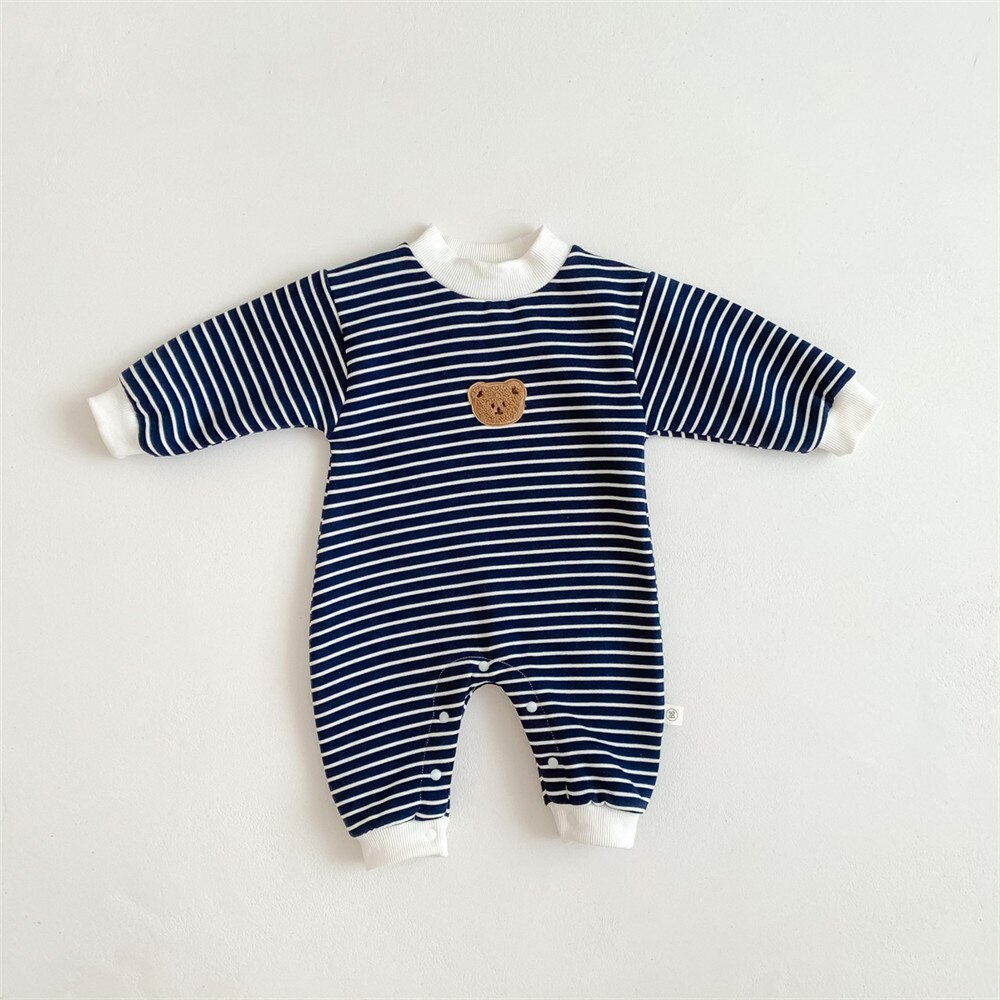 Bear Striped Children's Jumpsuit