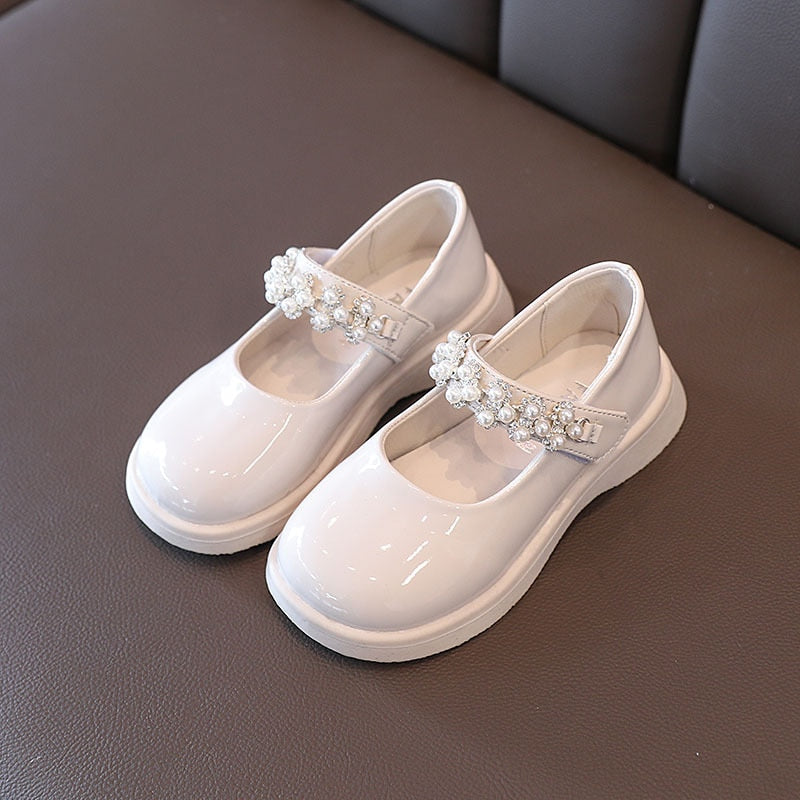 Shoe Polished With Pearls