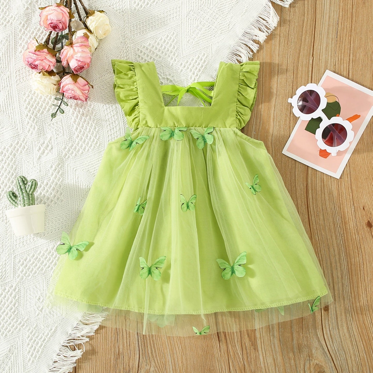 Butterfly  Tulle Dress