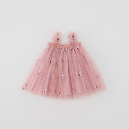 Children's tulle dress with little butterflies