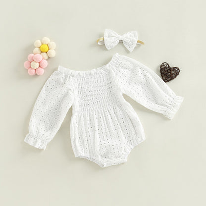 Ambre Romper Set Long Sleeve + Hairband