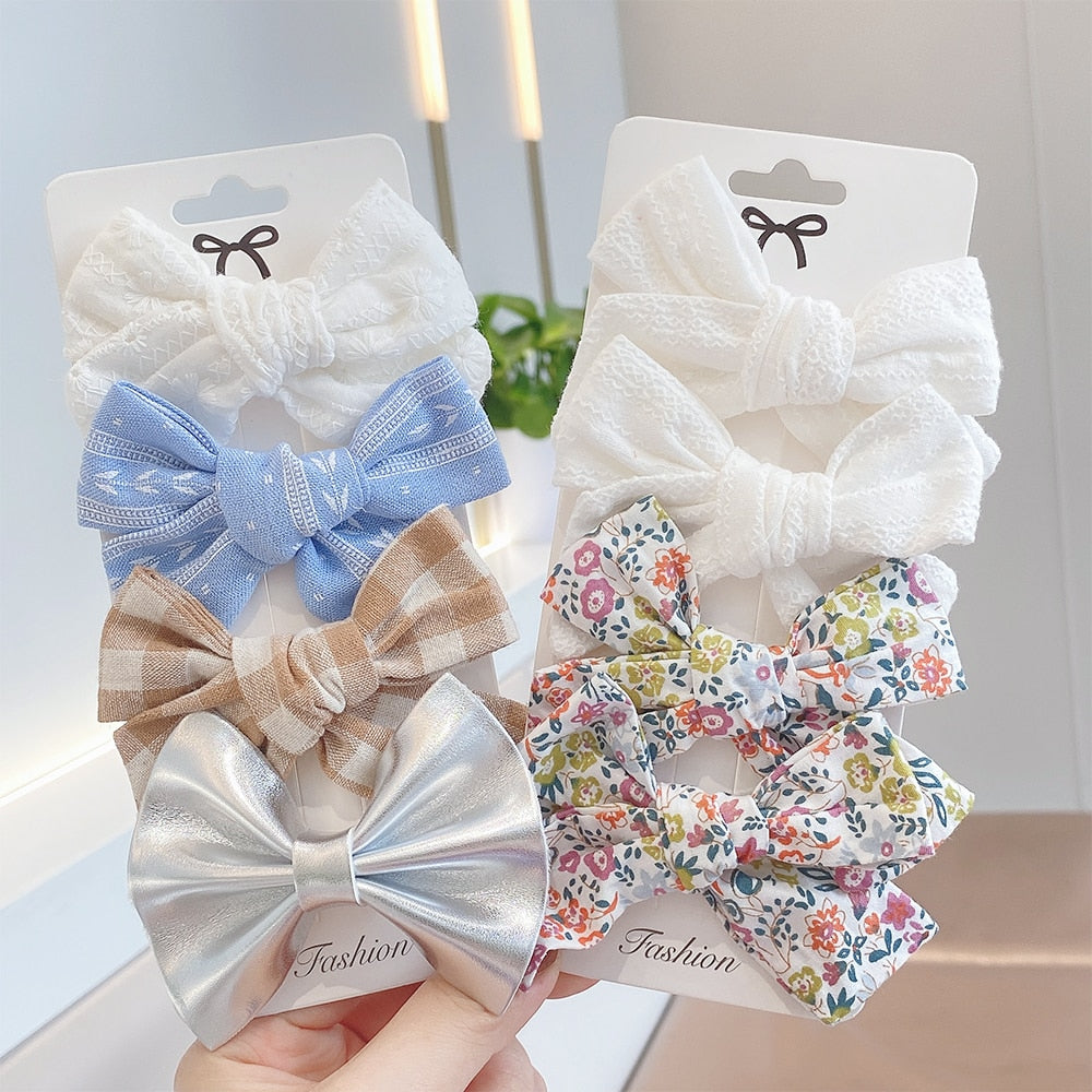 4Pcs/set Emily Hair Bows Clips