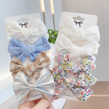 4Pcs/set Emily Hair Bows Clips