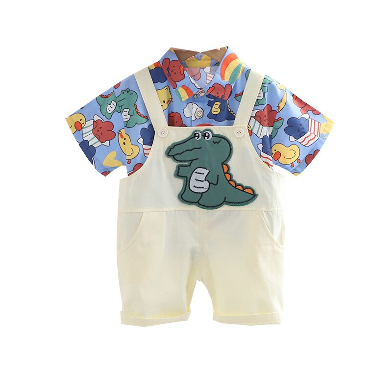 Children's Alligator Colorful Bib Set