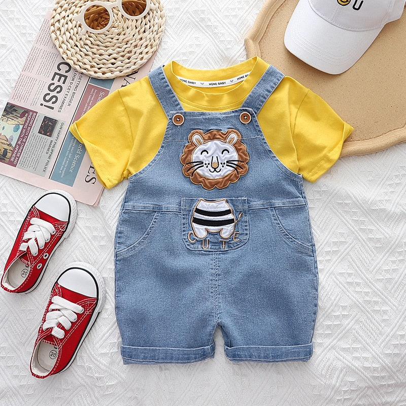 Set with Lion Jumpsuit