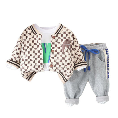 Children's Baseball Sweatshirt Set