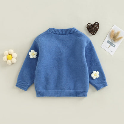 Cardigan 3D Flower