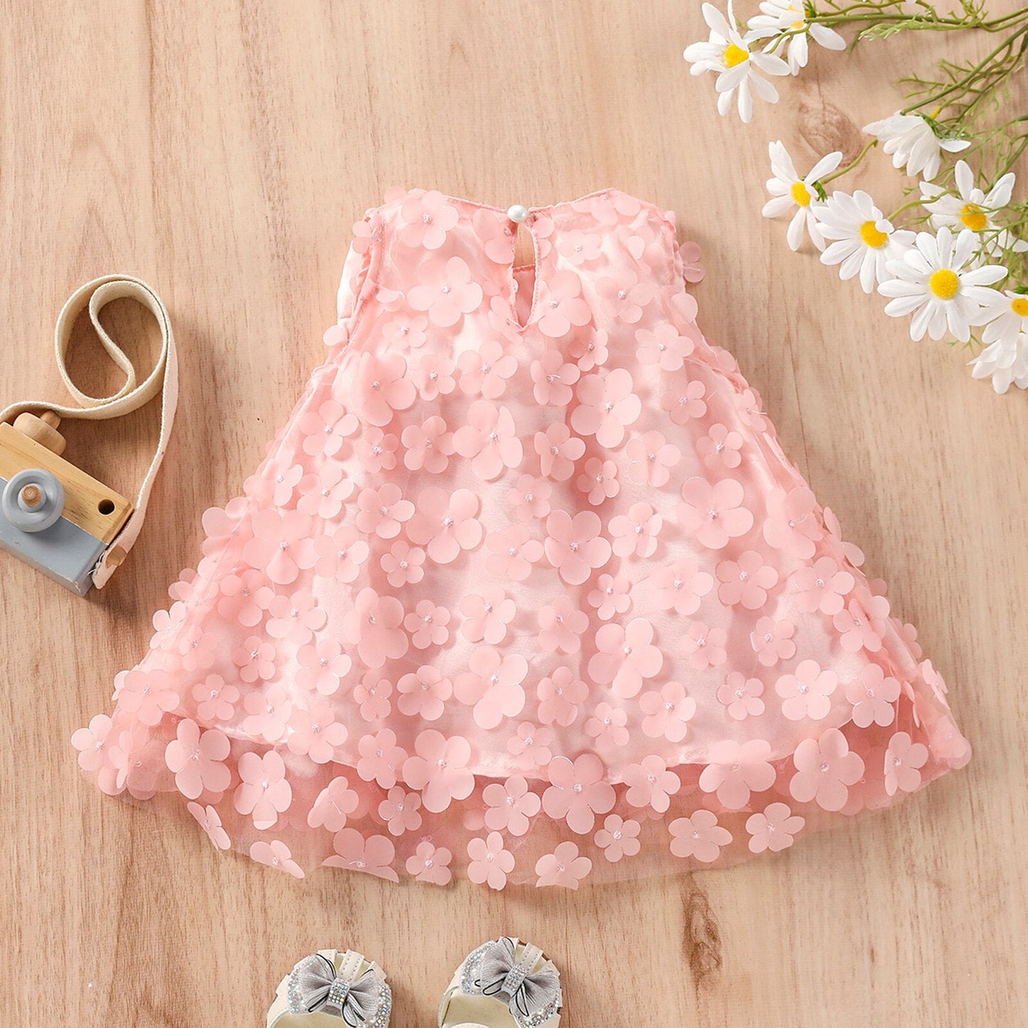 Pink Flower Dress