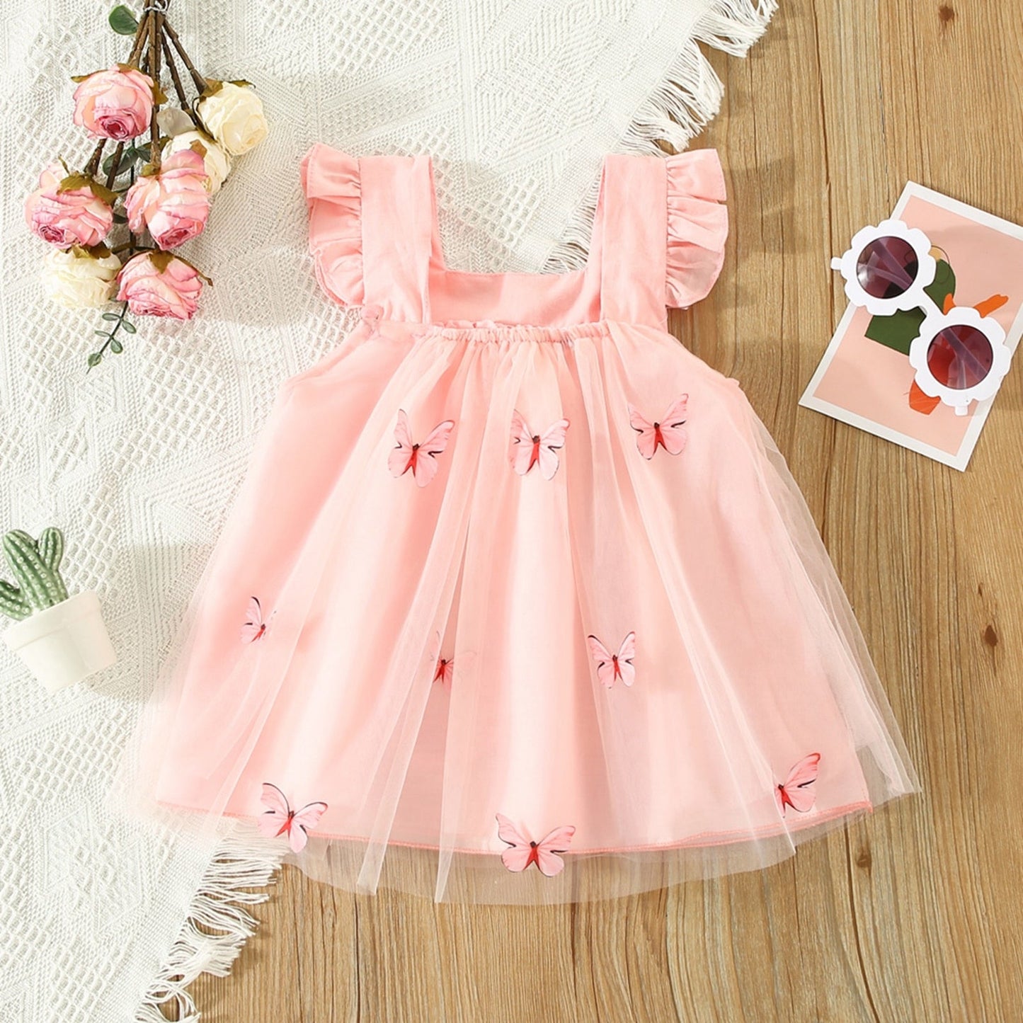 Butterfly  Tulle Dress