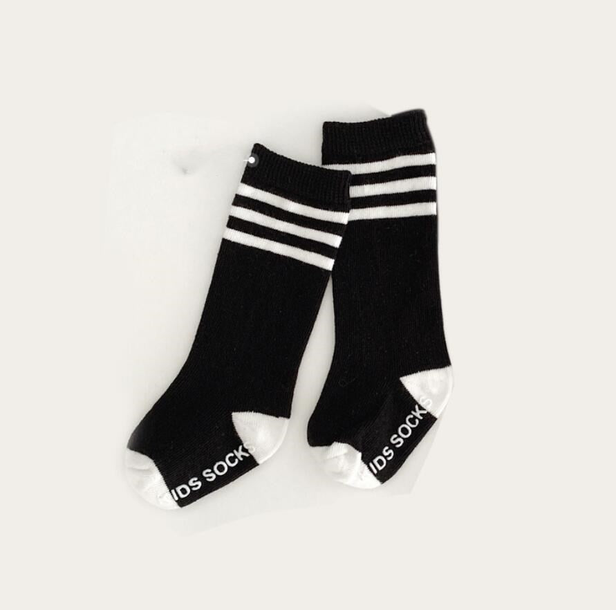 Children's Black and White  Socks