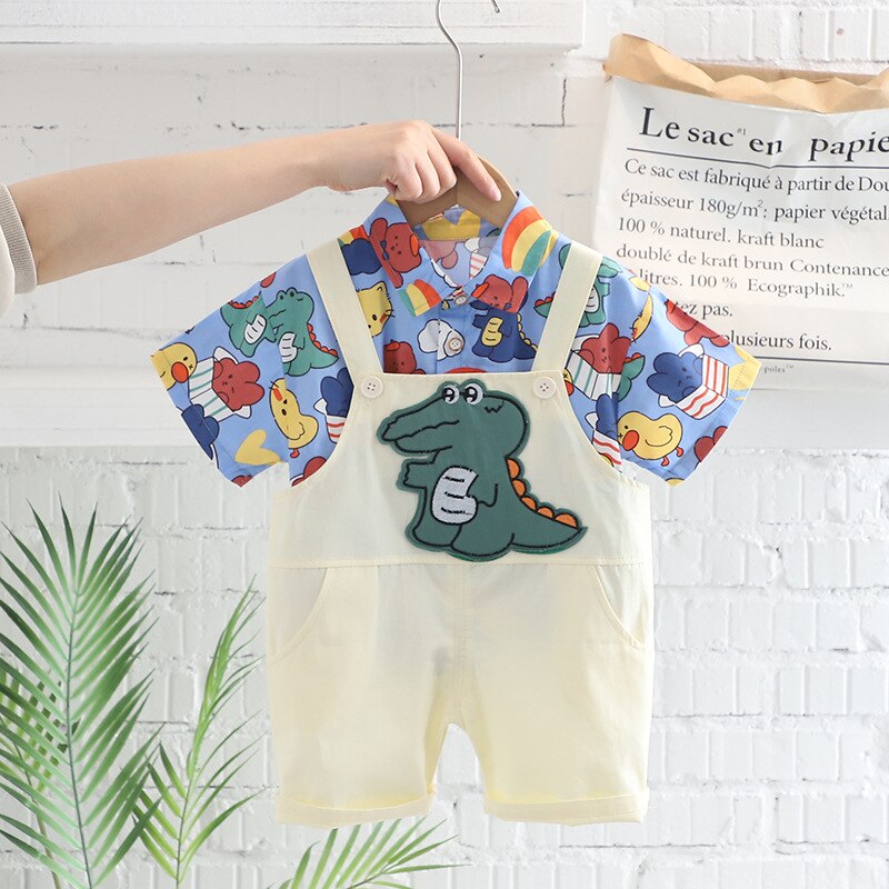 Children's Alligator Colorful Bib Set