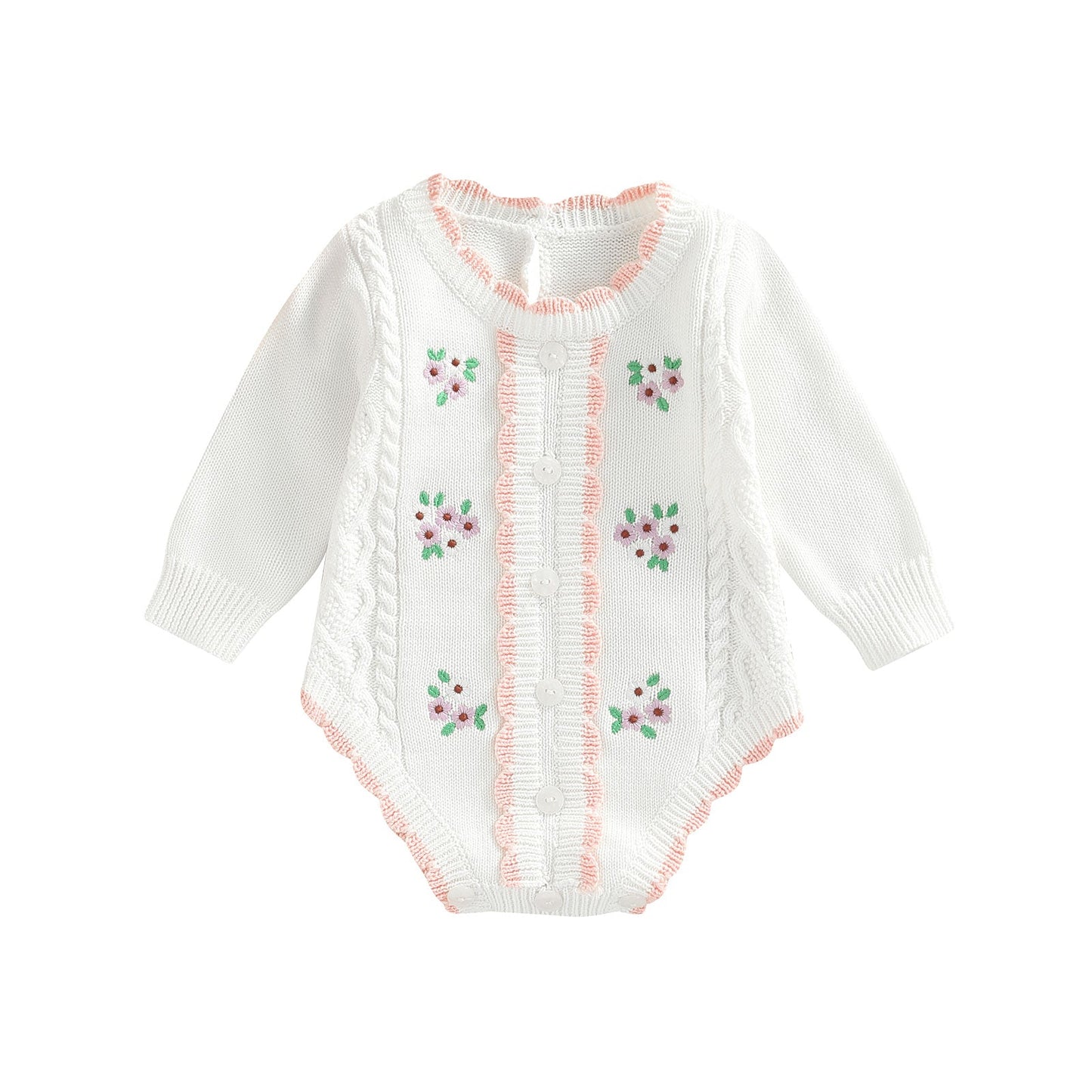 Baby Flower Bodysuit / Romper