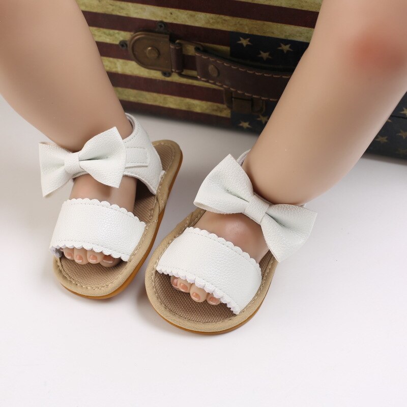 Bow and Velcro Sandal