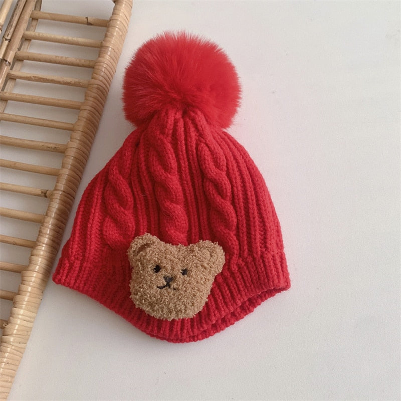 Children's Cap Teddy Bear