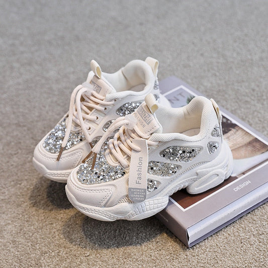 Glitter Star children's sneakers