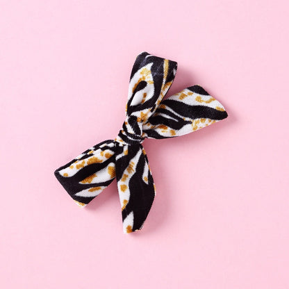 Animal Print Bow