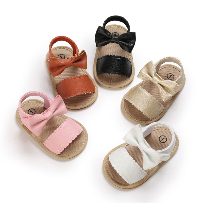 Bow and Velcro Sandal