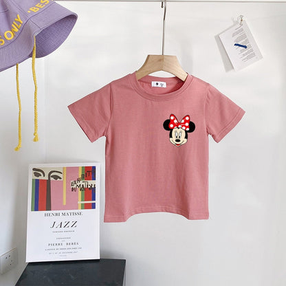 Cartoon Minnie Short Sleeve T-Shirt