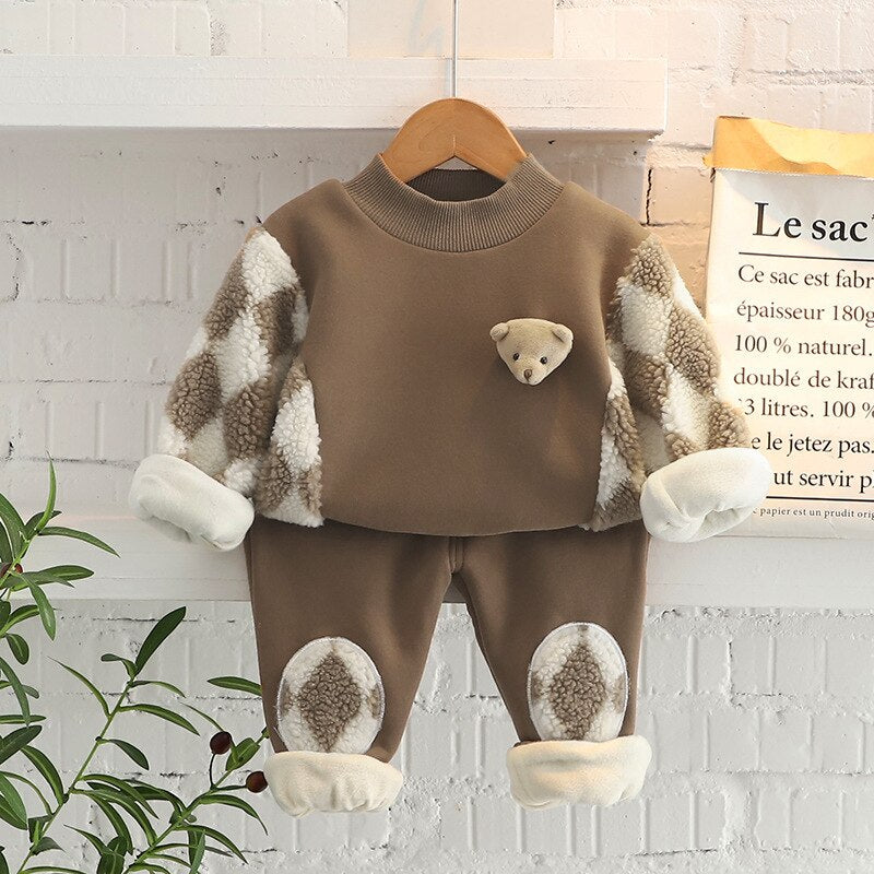 Bear Children's Sweatshirt Set