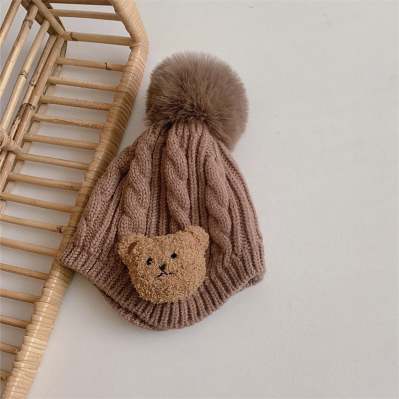 Children's Cap Teddy Bear