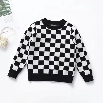 Checkerboard Chess Children's Blouse