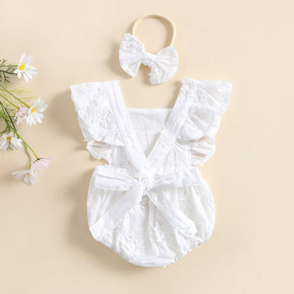 Children's Bodysuit Floral + Sash