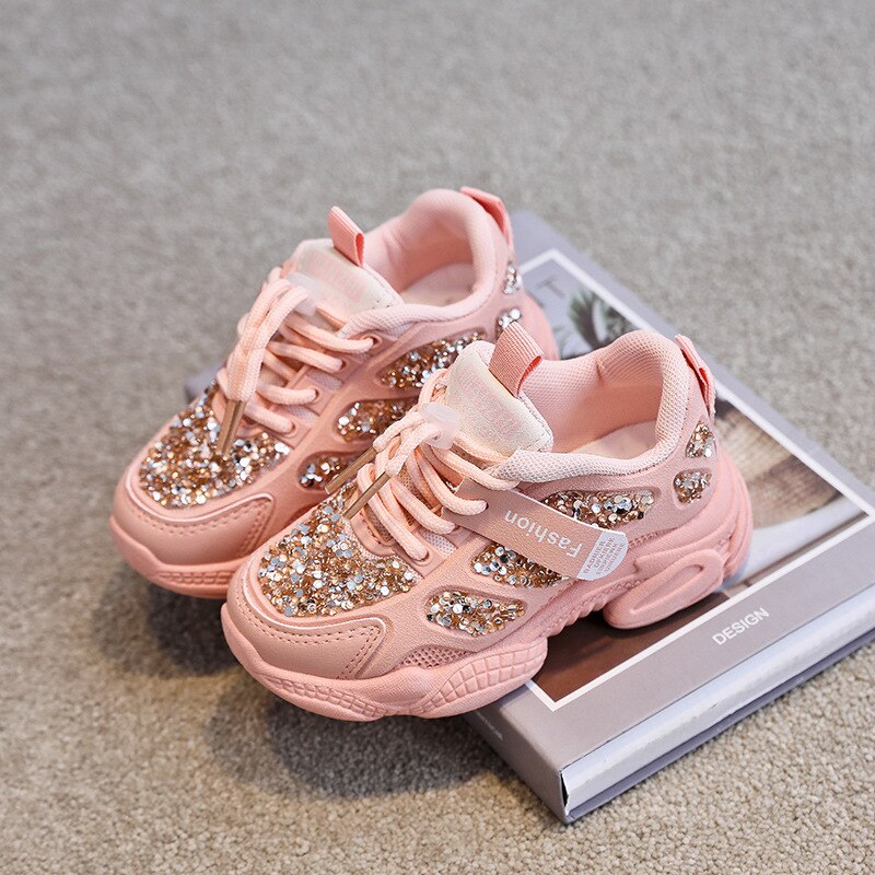 Glitter Star children's sneakers